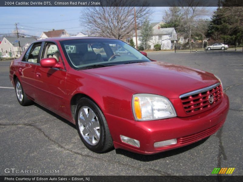Crimson Red Pearl / Shale 2004 Cadillac DeVille DTS