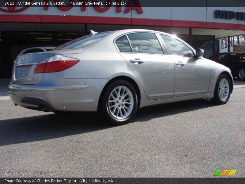 Titanium Gray Metallic / Jet Black 2011 Hyundai Genesis 3.8 Sedan