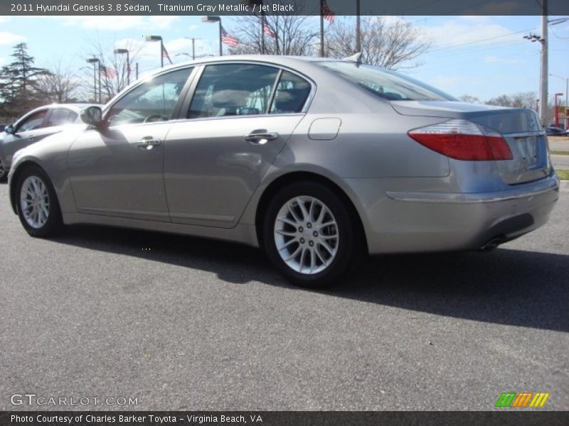 Titanium Gray Metallic / Jet Black 2011 Hyundai Genesis 3.8 Sedan