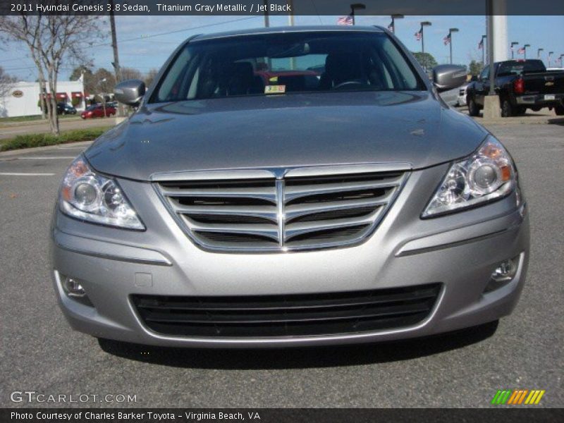 Titanium Gray Metallic / Jet Black 2011 Hyundai Genesis 3.8 Sedan