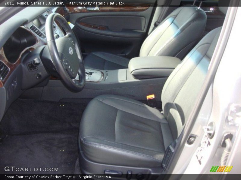 Titanium Gray Metallic / Jet Black 2011 Hyundai Genesis 3.8 Sedan