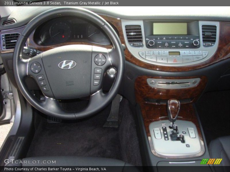 Titanium Gray Metallic / Jet Black 2011 Hyundai Genesis 3.8 Sedan