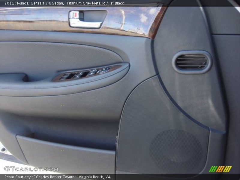 Titanium Gray Metallic / Jet Black 2011 Hyundai Genesis 3.8 Sedan