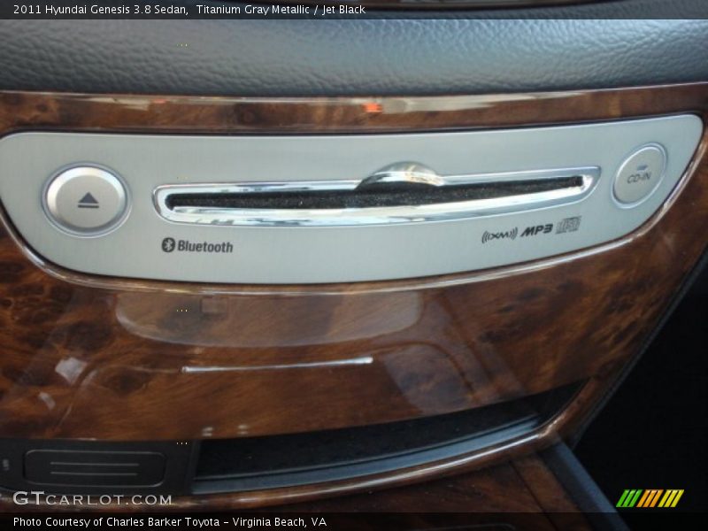 Titanium Gray Metallic / Jet Black 2011 Hyundai Genesis 3.8 Sedan
