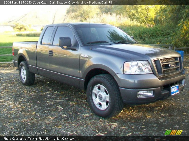 Dark Shadow Grey Metallic / Medium/Dark Flint 2004 Ford F150 STX SuperCab