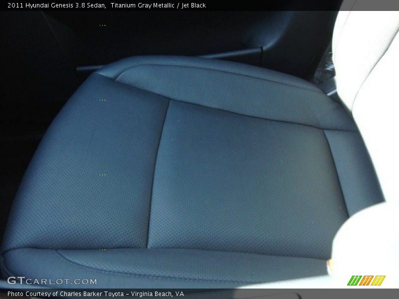Titanium Gray Metallic / Jet Black 2011 Hyundai Genesis 3.8 Sedan