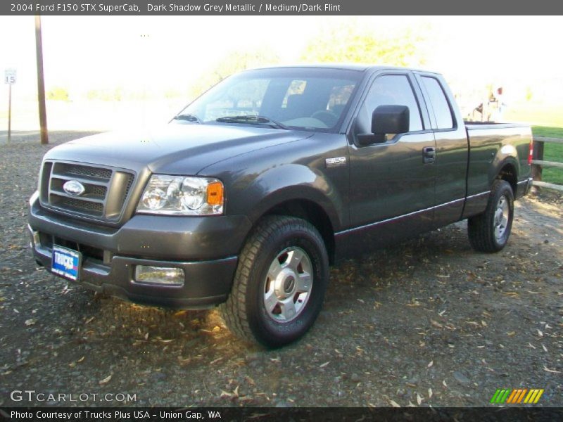 Dark Shadow Grey Metallic / Medium/Dark Flint 2004 Ford F150 STX SuperCab