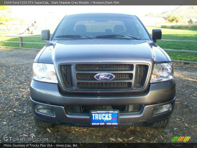 Dark Shadow Grey Metallic / Medium/Dark Flint 2004 Ford F150 STX SuperCab