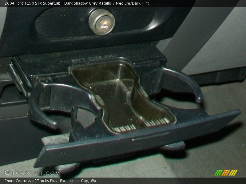 Dark Shadow Grey Metallic / Medium/Dark Flint 2004 Ford F150 STX SuperCab