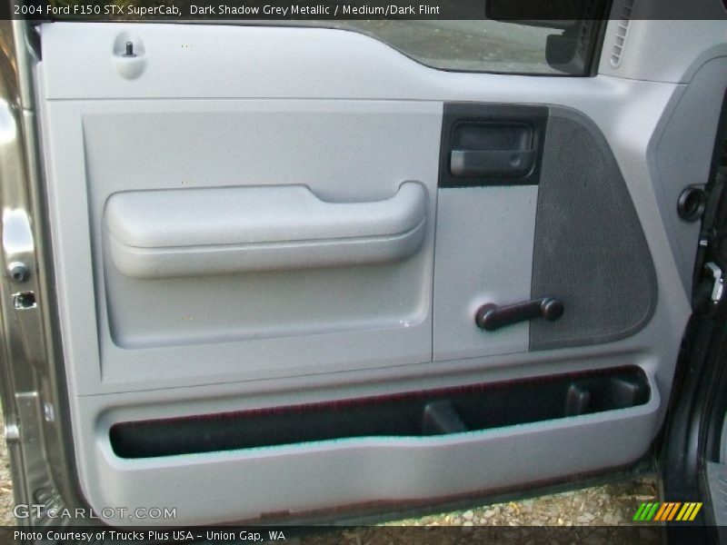 Dark Shadow Grey Metallic / Medium/Dark Flint 2004 Ford F150 STX SuperCab