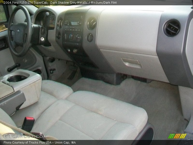Dark Shadow Grey Metallic / Medium/Dark Flint 2004 Ford F150 STX SuperCab