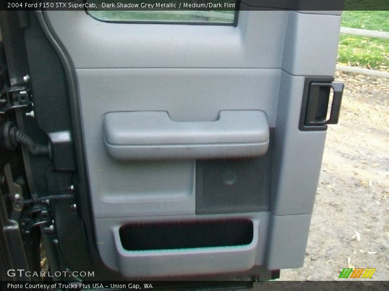 Dark Shadow Grey Metallic / Medium/Dark Flint 2004 Ford F150 STX SuperCab