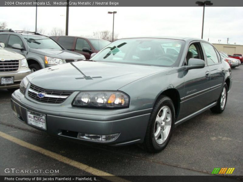 Medium Gray Metallic / Neutral Beige 2004 Chevrolet Impala LS