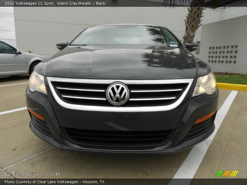 Island Gray Metallic / Black 2012 Volkswagen CC Sport