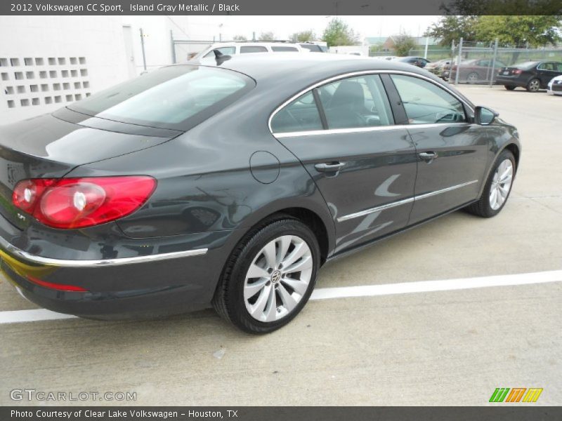 Island Gray Metallic / Black 2012 Volkswagen CC Sport