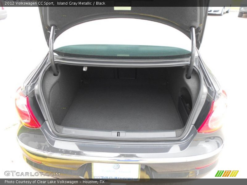 Island Gray Metallic / Black 2012 Volkswagen CC Sport