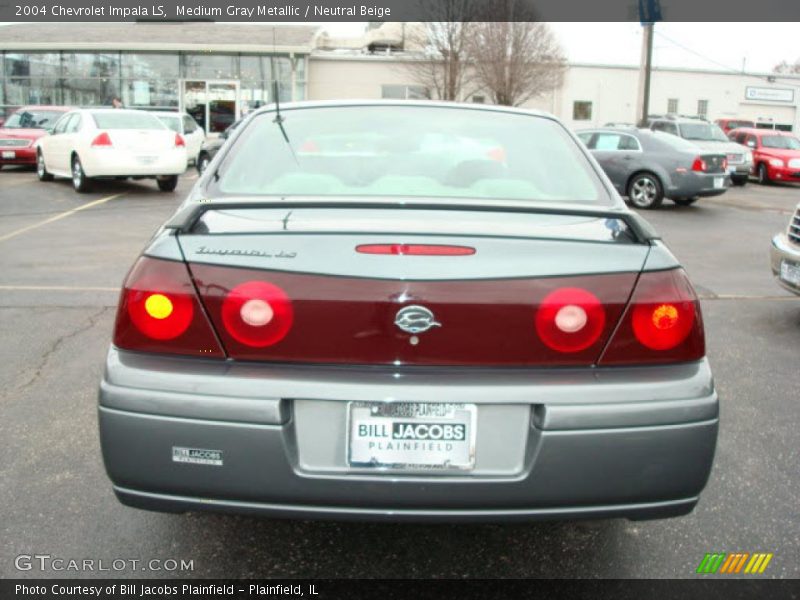 Medium Gray Metallic / Neutral Beige 2004 Chevrolet Impala LS