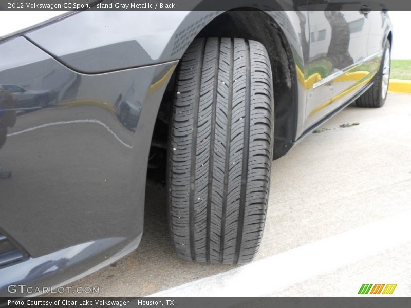 Island Gray Metallic / Black 2012 Volkswagen CC Sport