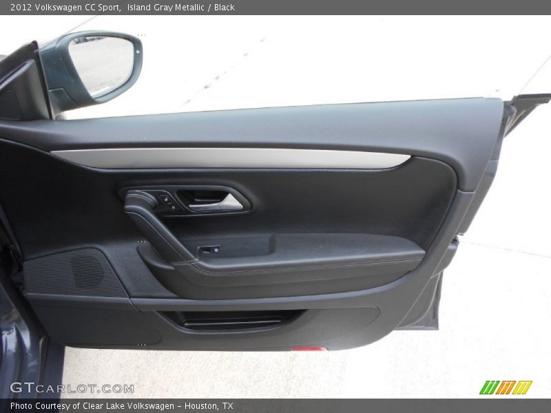 Island Gray Metallic / Black 2012 Volkswagen CC Sport