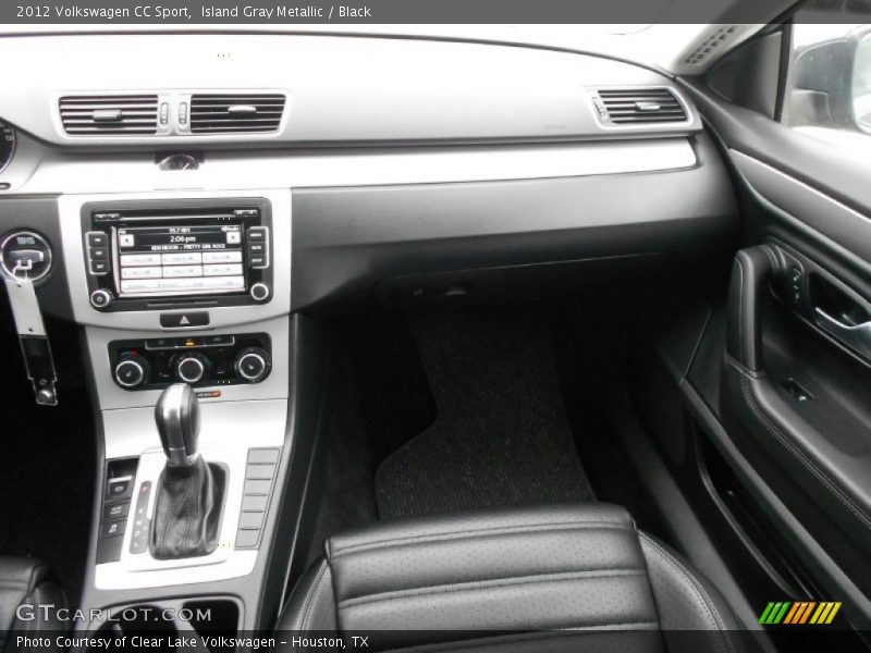 Island Gray Metallic / Black 2012 Volkswagen CC Sport