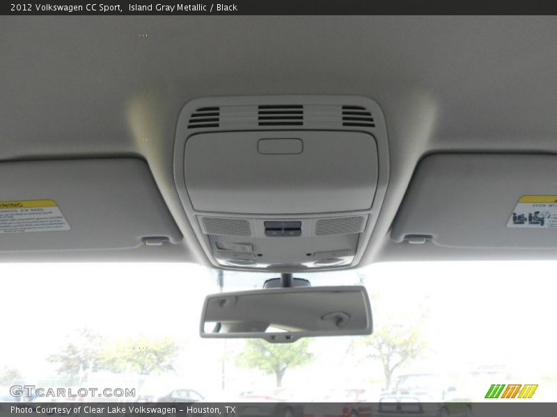 Island Gray Metallic / Black 2012 Volkswagen CC Sport