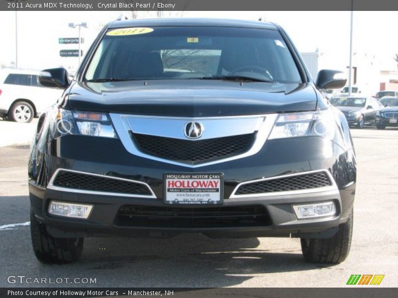 Crystal Black Pearl / Ebony 2011 Acura MDX Technology