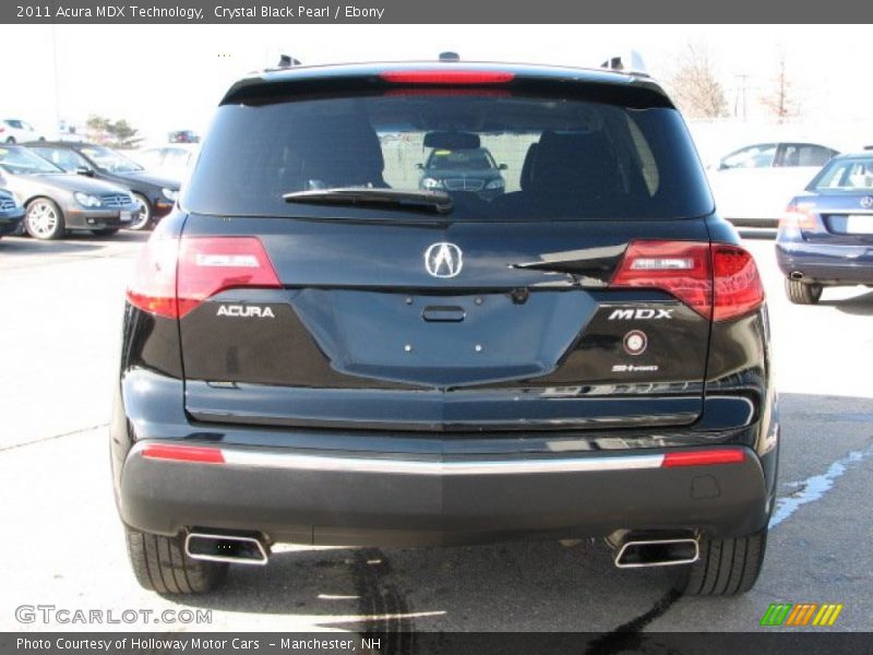 Crystal Black Pearl / Ebony 2011 Acura MDX Technology
