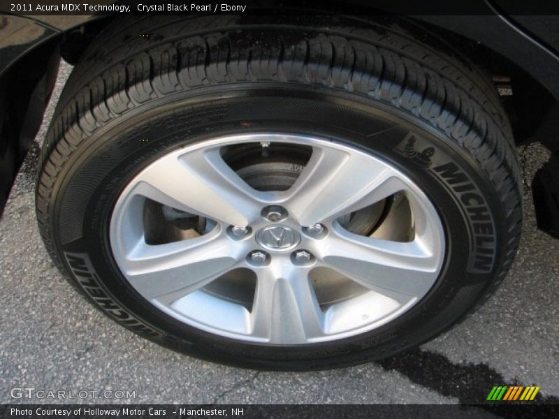 Crystal Black Pearl / Ebony 2011 Acura MDX Technology