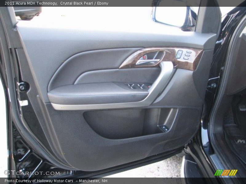 Crystal Black Pearl / Ebony 2011 Acura MDX Technology