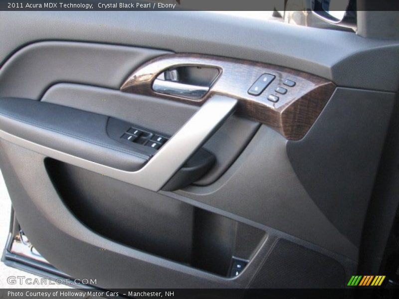 Crystal Black Pearl / Ebony 2011 Acura MDX Technology