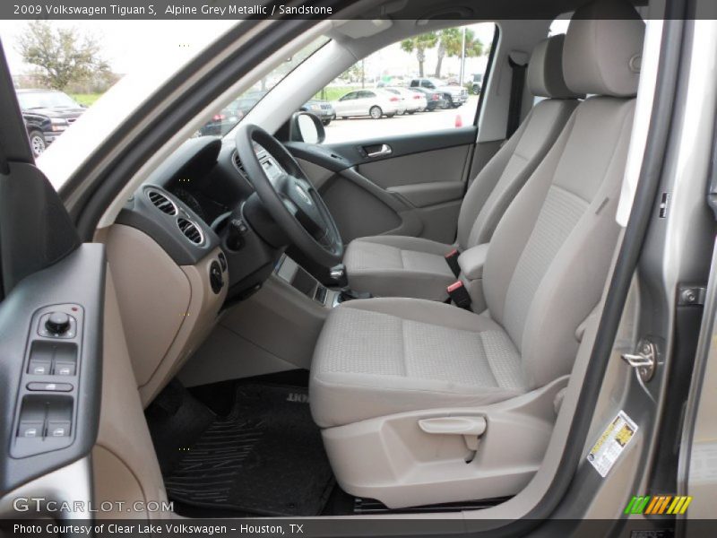 Alpine Grey Metallic / Sandstone 2009 Volkswagen Tiguan S