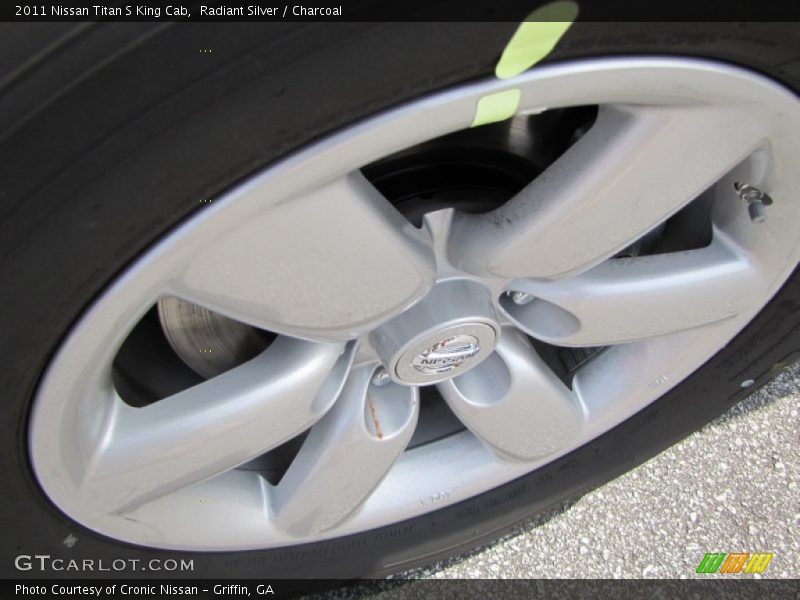 Radiant Silver / Charcoal 2011 Nissan Titan S King Cab