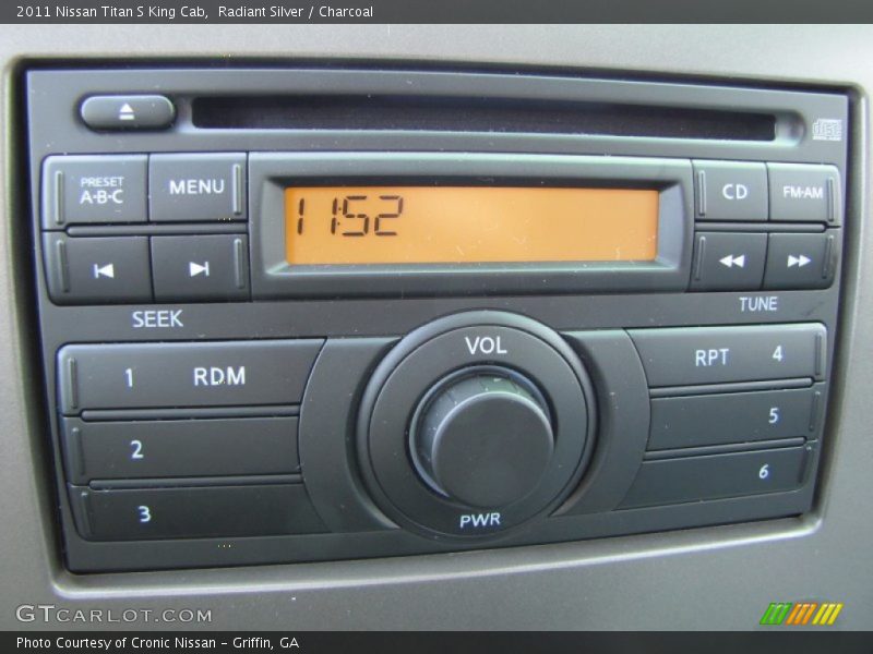 Radiant Silver / Charcoal 2011 Nissan Titan S King Cab