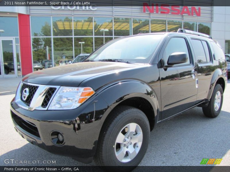 Super Black / Cafe Latte 2011 Nissan Pathfinder S