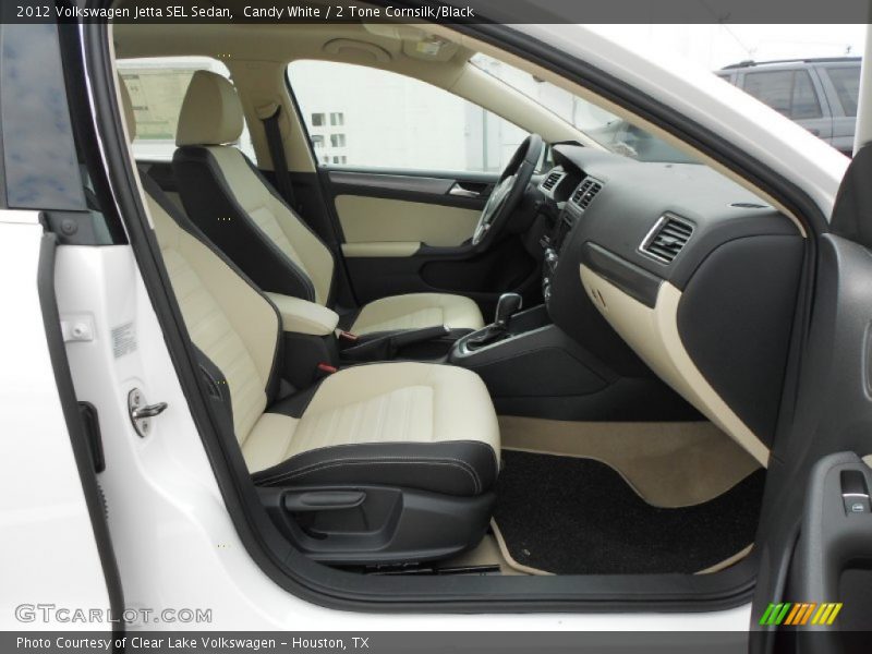  2012 Jetta SEL Sedan 2 Tone Cornsilk/Black Interior