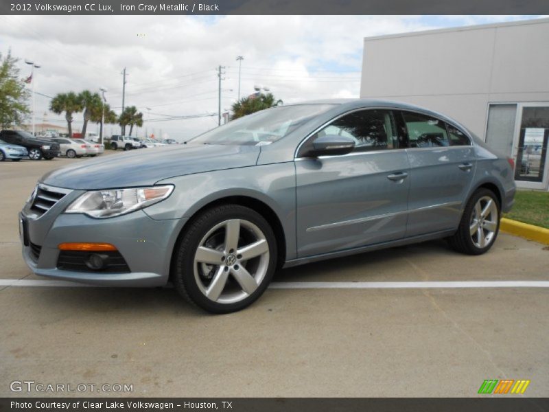 Iron Gray Metallic / Black 2012 Volkswagen CC Lux