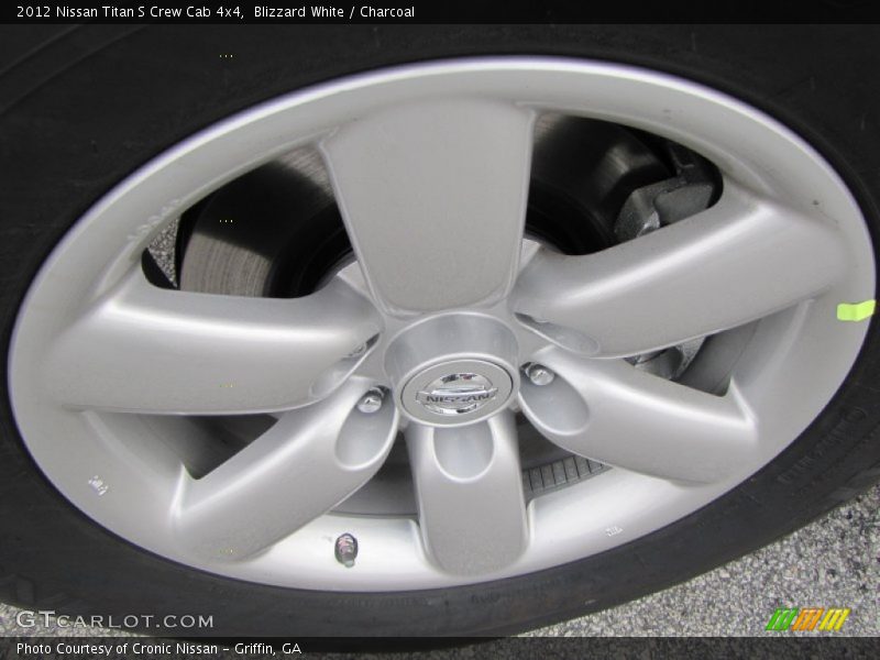 Blizzard White / Charcoal 2012 Nissan Titan S Crew Cab 4x4