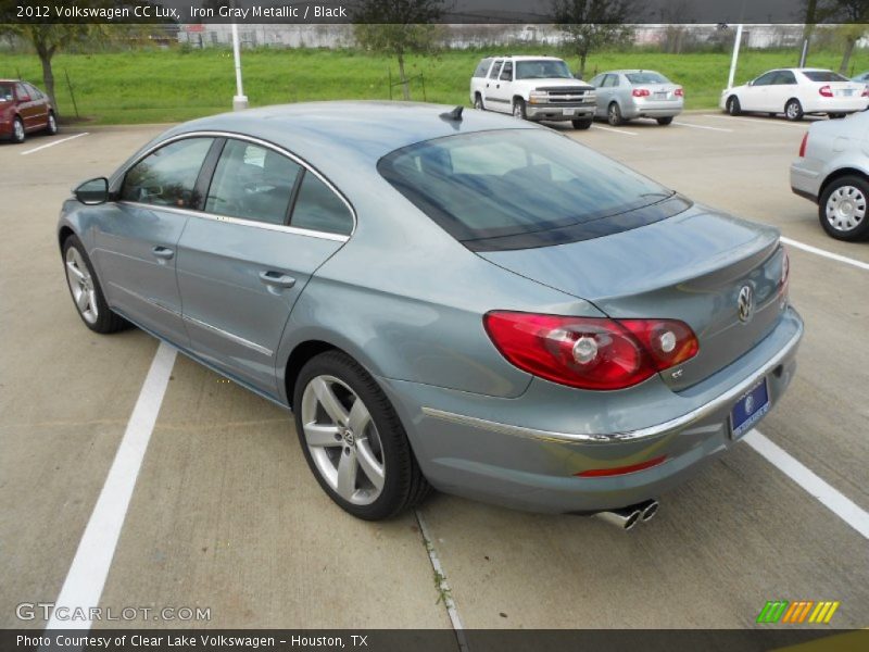 Iron Gray Metallic / Black 2012 Volkswagen CC Lux