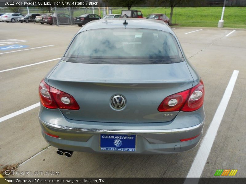 Iron Gray Metallic / Black 2012 Volkswagen CC Lux