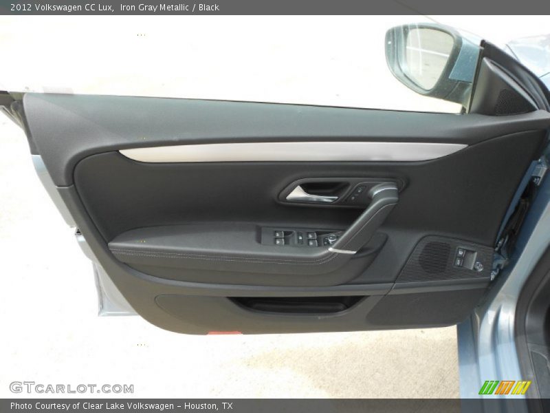 Iron Gray Metallic / Black 2012 Volkswagen CC Lux