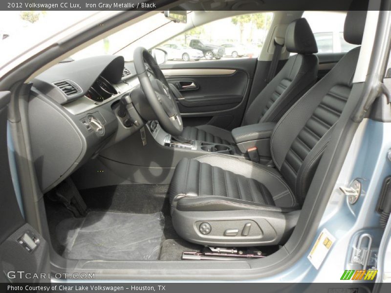Iron Gray Metallic / Black 2012 Volkswagen CC Lux