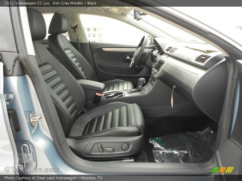 Iron Gray Metallic / Black 2012 Volkswagen CC Lux