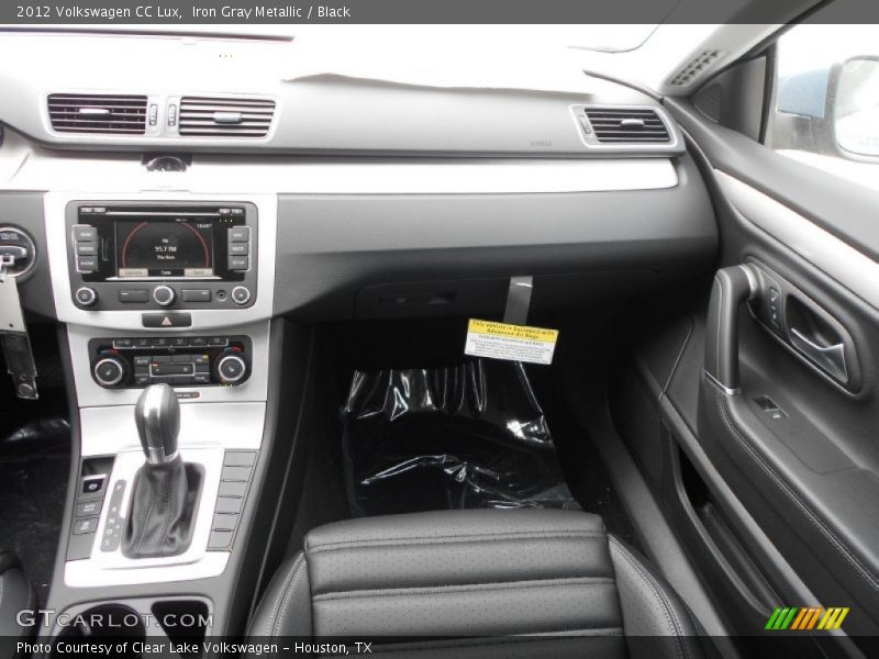 Iron Gray Metallic / Black 2012 Volkswagen CC Lux