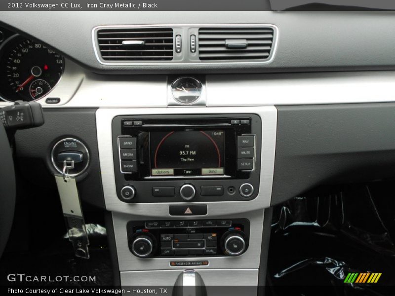 Iron Gray Metallic / Black 2012 Volkswagen CC Lux