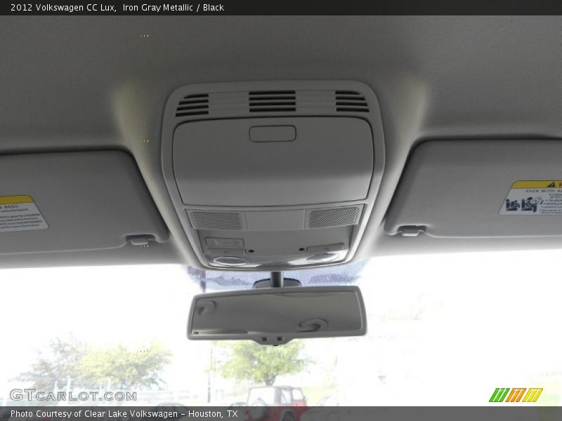Iron Gray Metallic / Black 2012 Volkswagen CC Lux