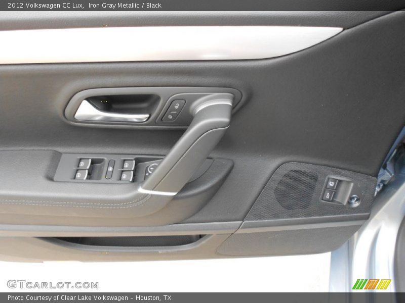 Iron Gray Metallic / Black 2012 Volkswagen CC Lux