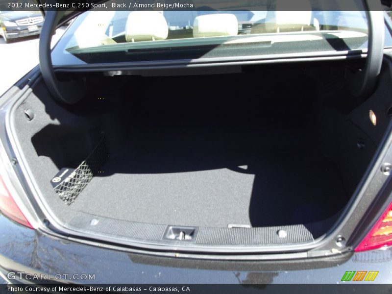 Black / Almond Beige/Mocha 2012 Mercedes-Benz C 250 Sport