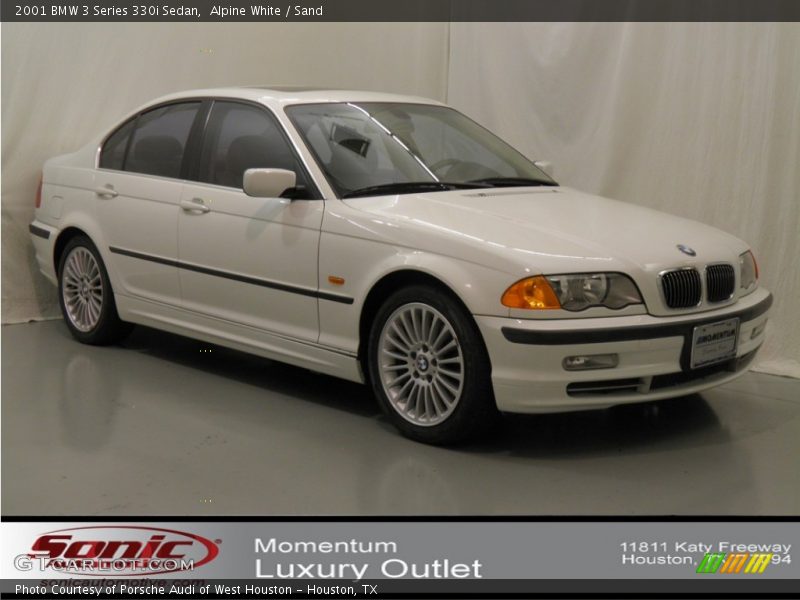 Alpine White / Sand 2001 BMW 3 Series 330i Sedan