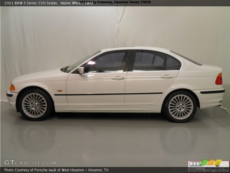 Alpine White / Sand 2001 BMW 3 Series 330i Sedan