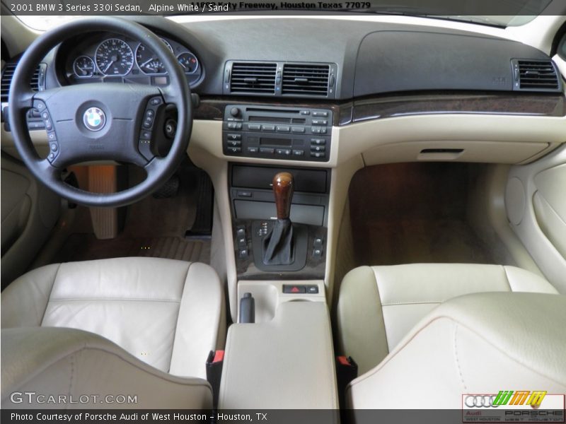 Alpine White / Sand 2001 BMW 3 Series 330i Sedan